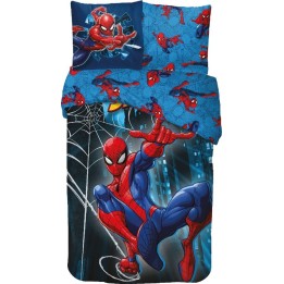 Parure housse de couette Spiderman En coton