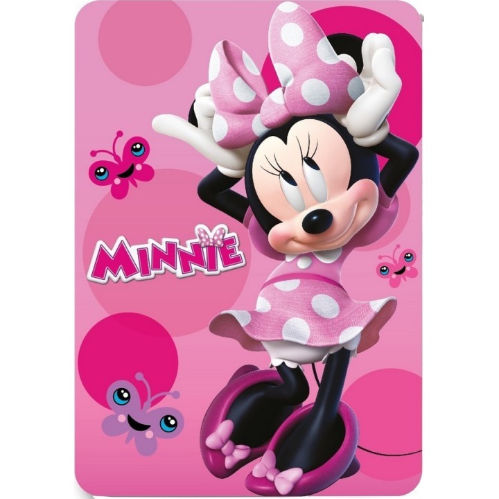 Plaid Polaire Minnie Disney