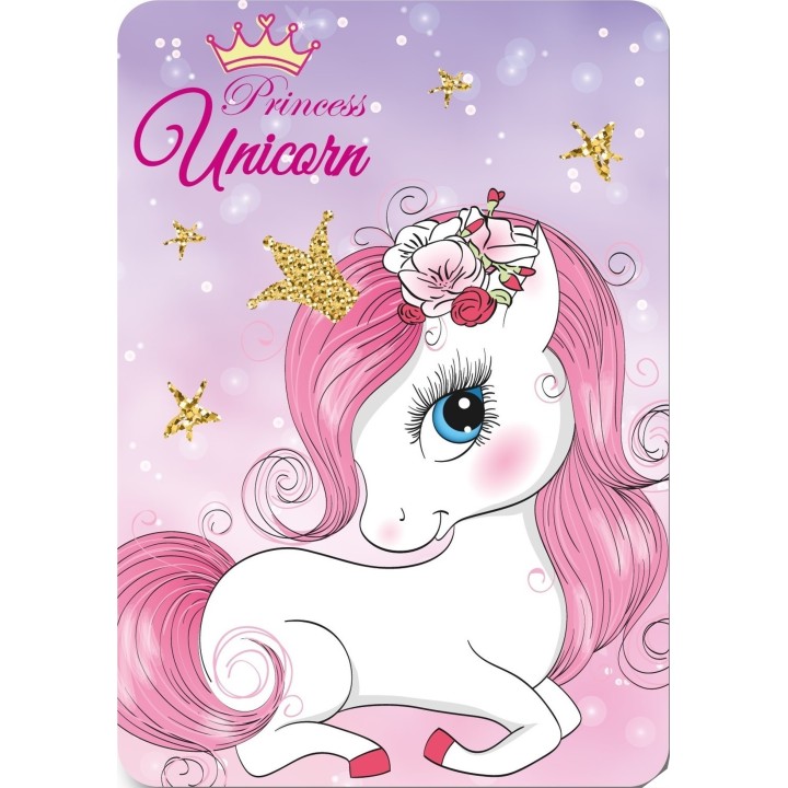 Plaid Polaire Licorne