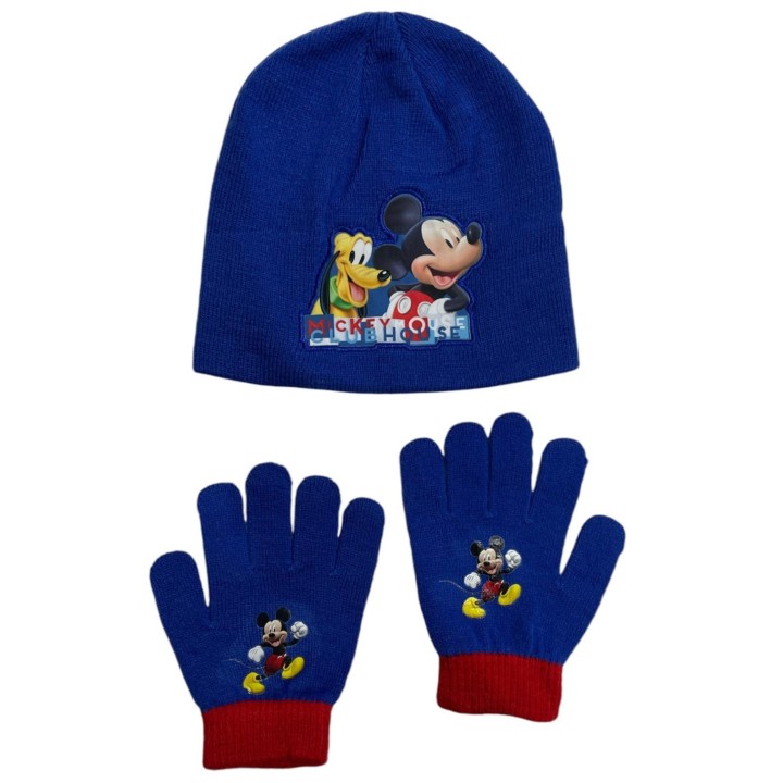 Ensemble Bonnet Gants Mickey
