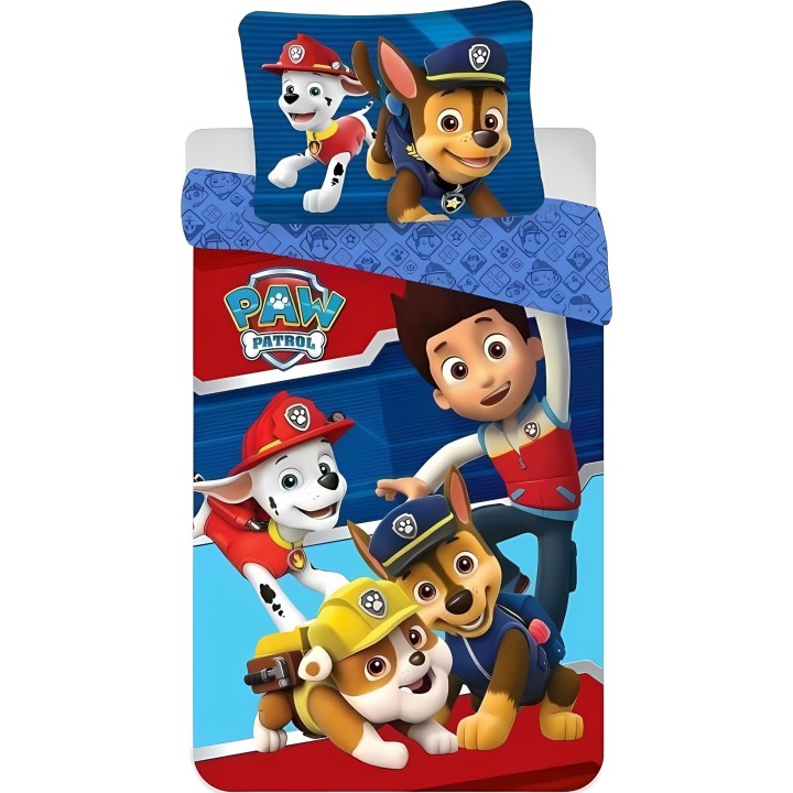 HOUSSE DE COUETTE PAW PATROL - VENTE EN GROS DES PARURE DE LIT PAW PATROL