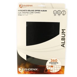 Album 9 pochettes - Zip Album Deluxe Black