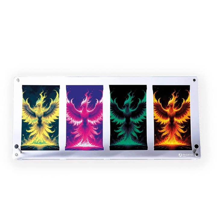 Présentoir transparent en acrylique pour cartes à collectionner