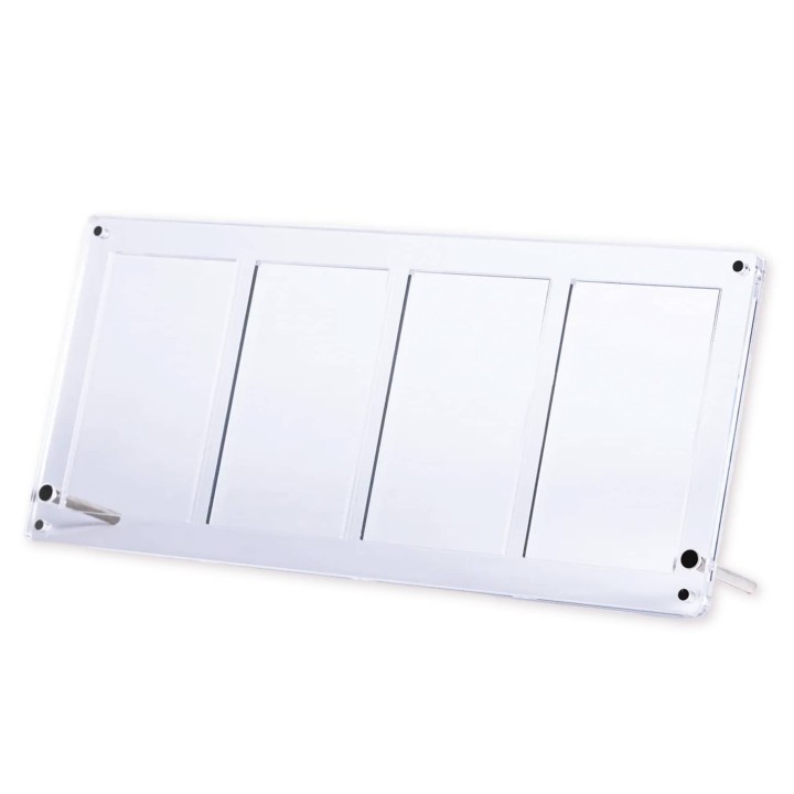 Présentoir transparent en acrylique pour cartes à collectionner