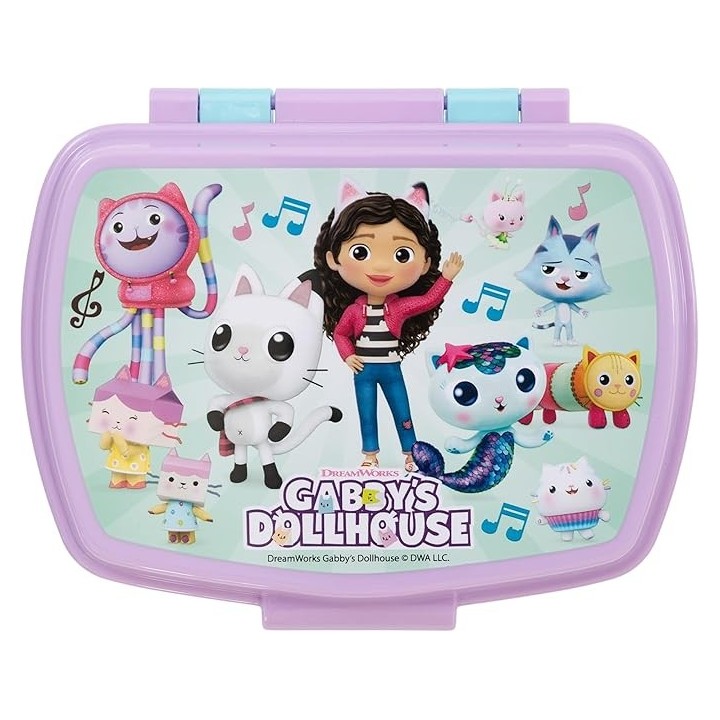 Boîte à goûter Gabby's dollhouse en Pvc