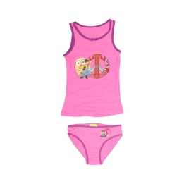 Ensemble Débardeur / Short Minions Peace Fille