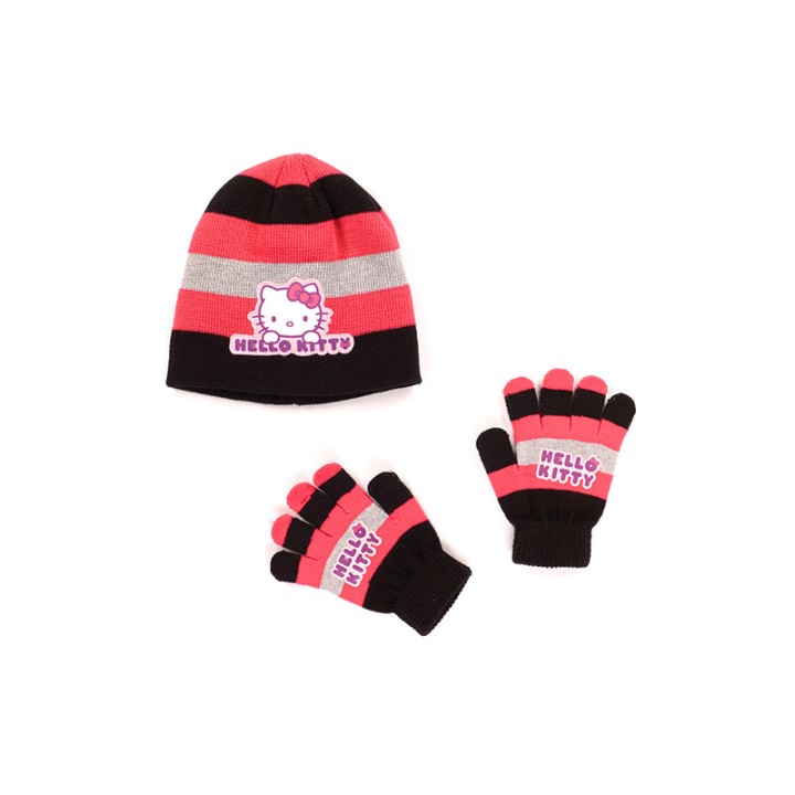 Ensemble Bonnet / Gants	Hello Kitty