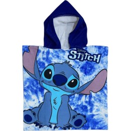 Poncho de bain Stitch Disney  à capuche