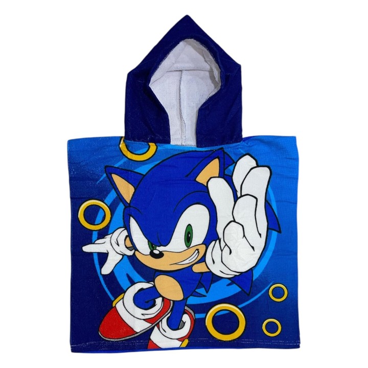 Poncho de bain Sonic  à capuche