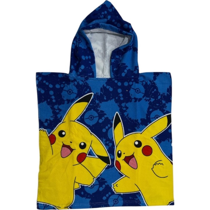 Poncho de bain Pokémon  à capuche