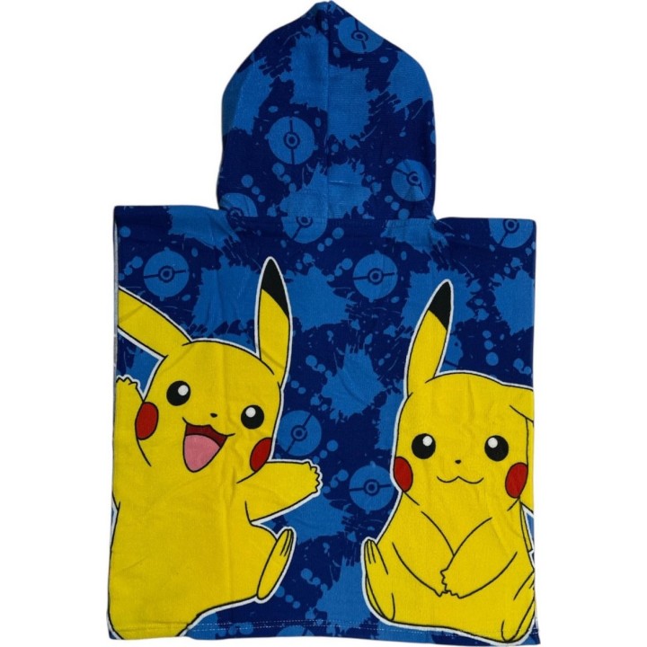 Poncho de bain Pokémon  à capuche
