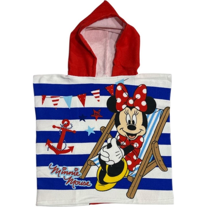 Poncho de bain Minnie Disney  à capuche