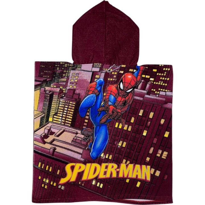 Poncho de bain Spiderman