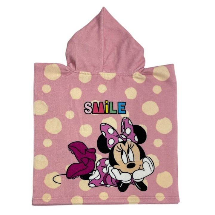 Poncho de bain Minnie Disney a capuche