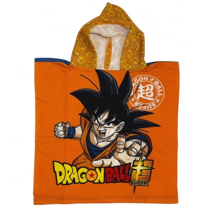 Poncho de bain Dragon Ball Super à capuche
