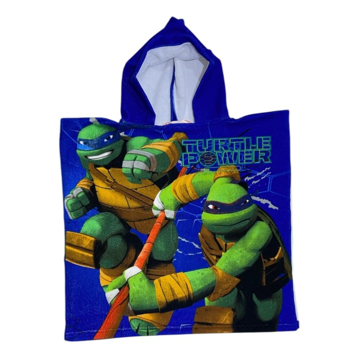 Poncho de Bain à Capuche Les Tortues ninja