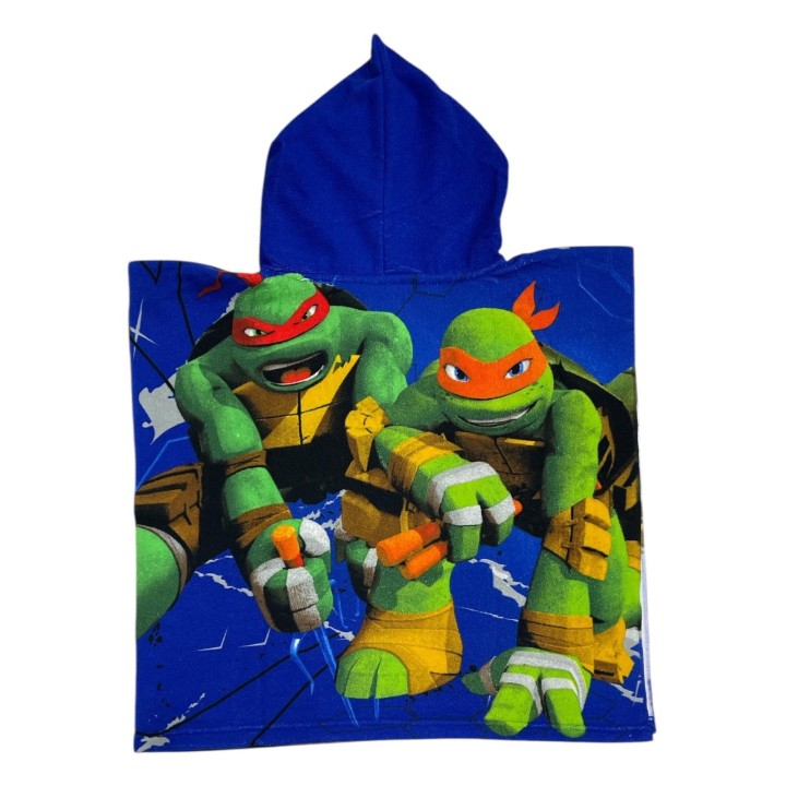 Poncho de Bain à Capuche Les Tortues ninja