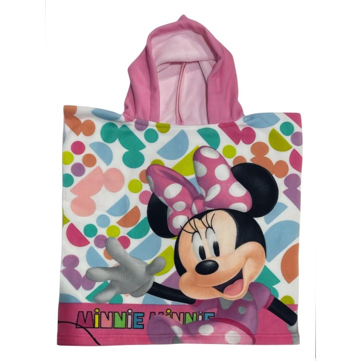 Poncho de bain Minnie Disney a capuche