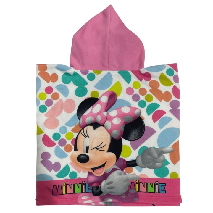 Poncho de bain Minnie Disney a capuche