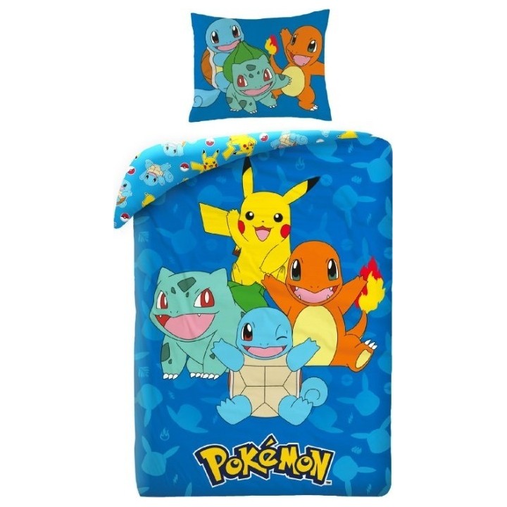 Parure de lit Pokémon  - housse de couette Pokémon