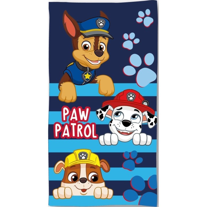 Serviette De Plage Ou Drap De Bain Paw Patrol En Coton