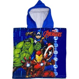 Poncho de bain Avengers Marvel à capuche