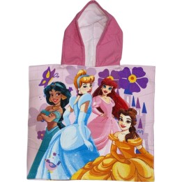 Poncho de bain Princess Disney  à capuche