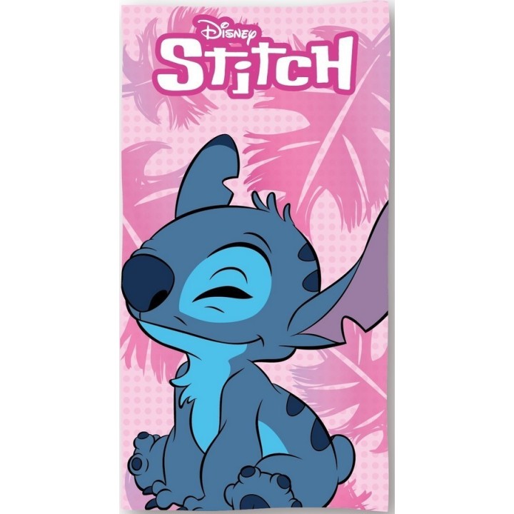 Drap de plage ou drap de bain Stitch Disney en coton