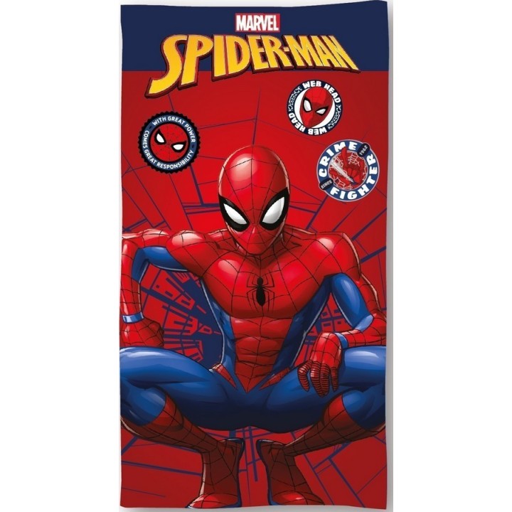 Drap de Plage Spiderman Marvel en coton