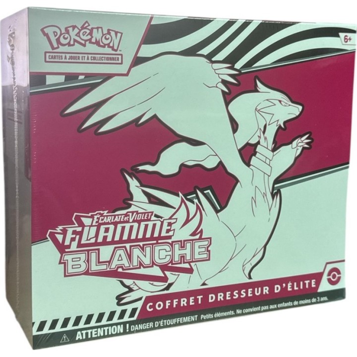 Pokemon , ETB , Coffret Dresseur D Élite Flamme Blanche EV 10.5-s Officiel Fr Neuf Scellé