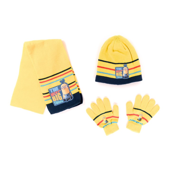 Ensemble Bonnet / Gants / Echarpe	 Minions
