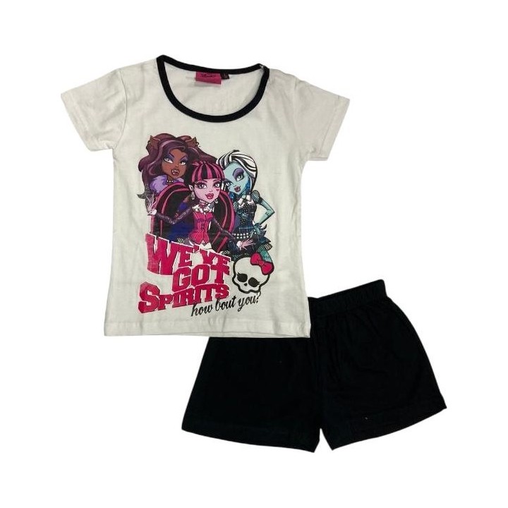 Ensemble Tee-shirt Short de plage Monster High
