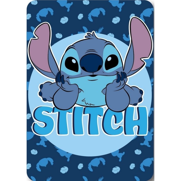 Plaid Polaire Stitch Disney