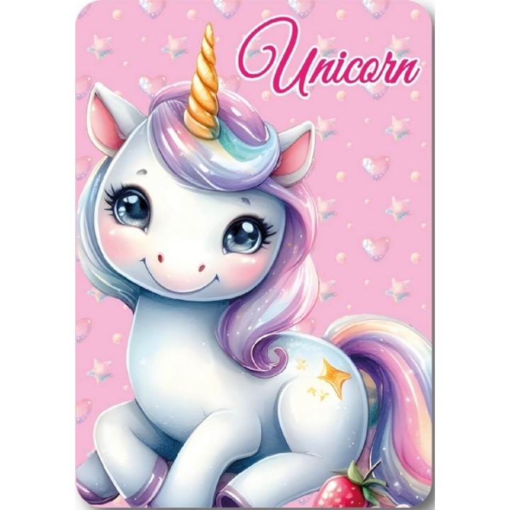 Plaid Polaire Unicorn