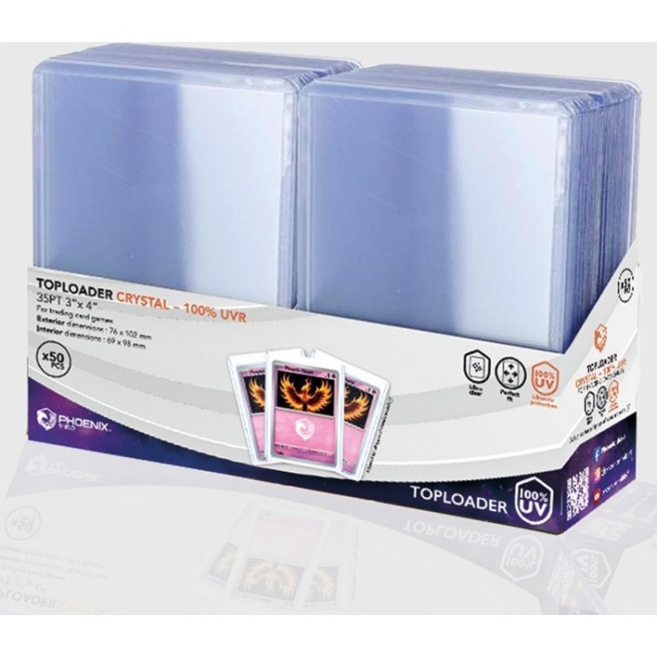PHOENIX SHIELD 50 toploader Cristal 100% UVR 35 pt