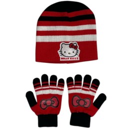 Ensemble Bonnet Gants Hello Kitty