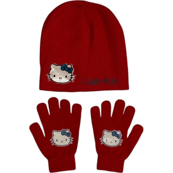 Ensemble Bonnet Gants Hello Kitty