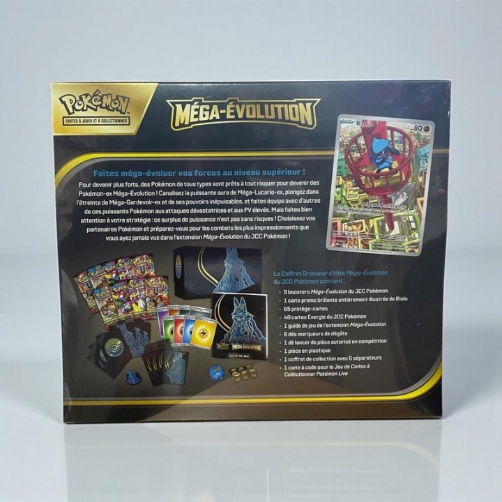 Pokémon Coffret ETB ME01 Méga Evolution Gardevoir Officiel Fr Neuf Scellé préco