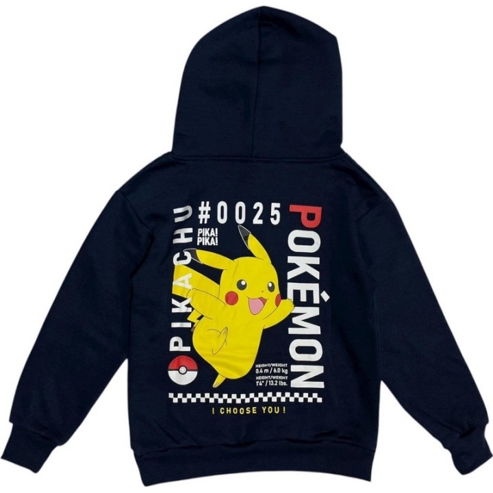 Sweat Pokémon à capuche avec 2 poches