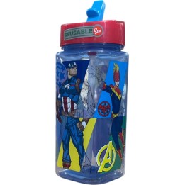 Bouteille d'eau carrée Avengers 510 ml