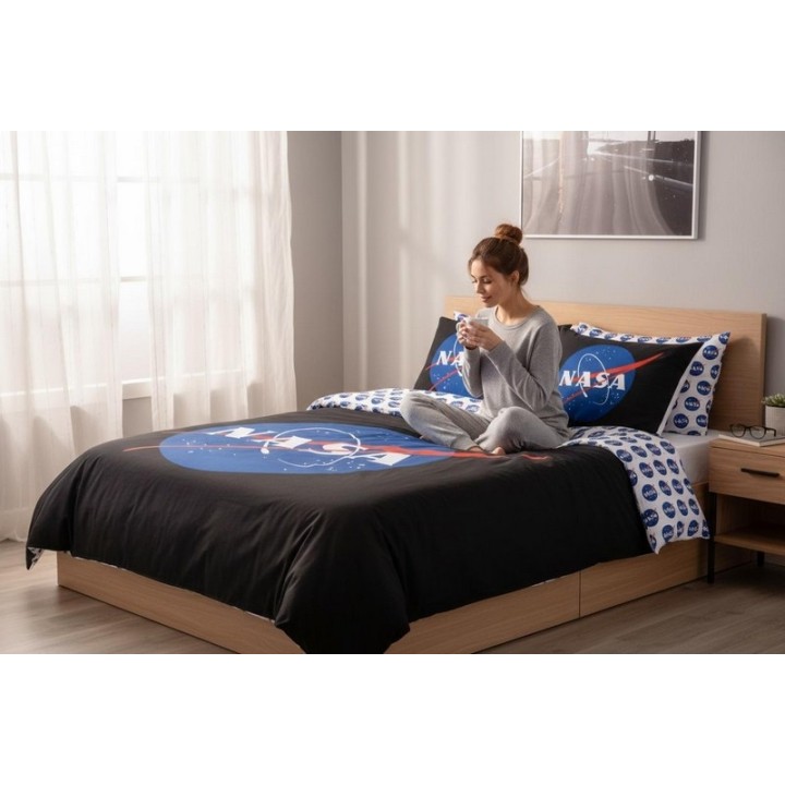 Parure Housse de couette Nasa en Coton