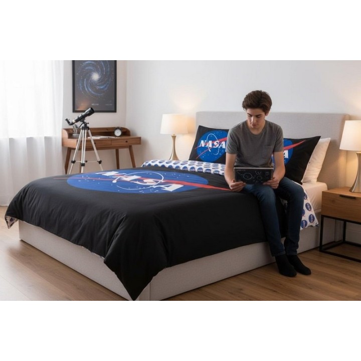 Parure Housse de couette Nasa en Coton