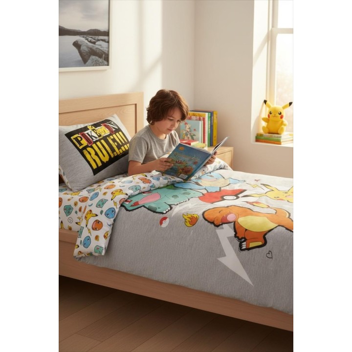 Parure de lit Pokémon  - housse de couette Pokémon