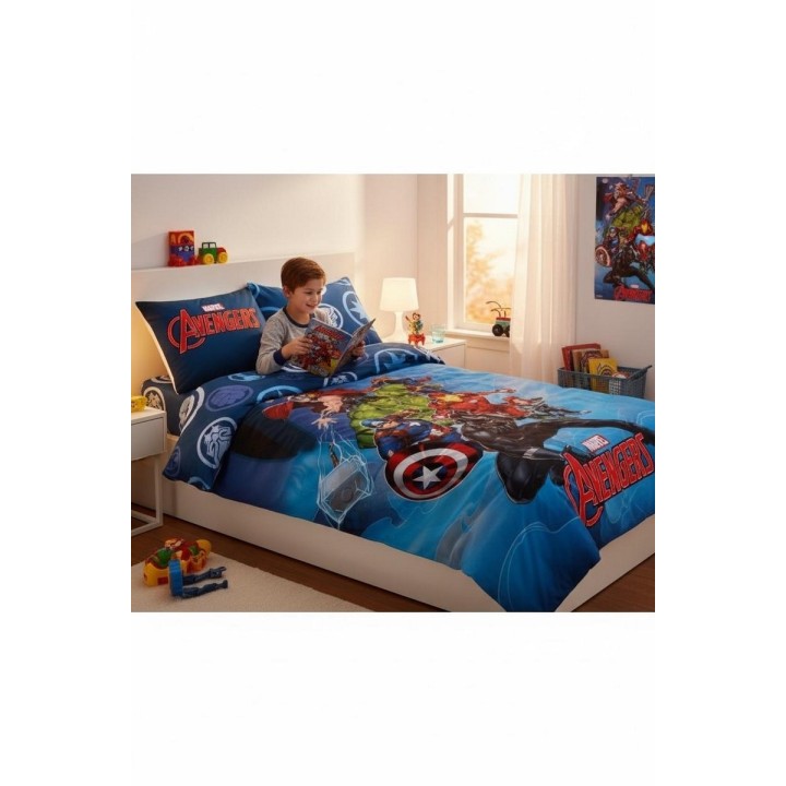 Parure housse de couette  Avengers Marvel En coton