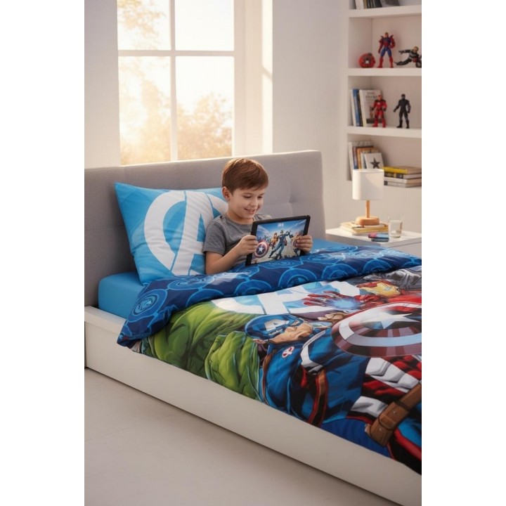 Parure housse de couette  Avengers Marvel En coton