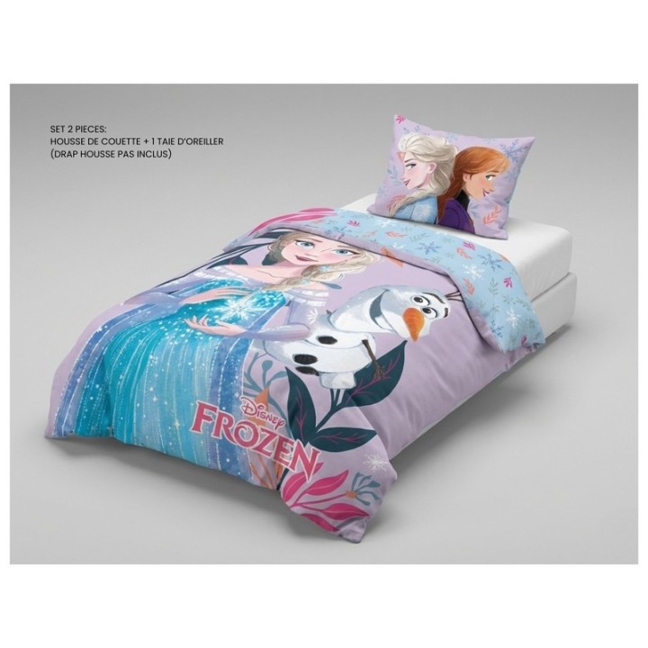 Parure housse de couette  Frozen  Disney En coton