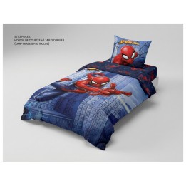 Parure housse de couette Spiderman En coton