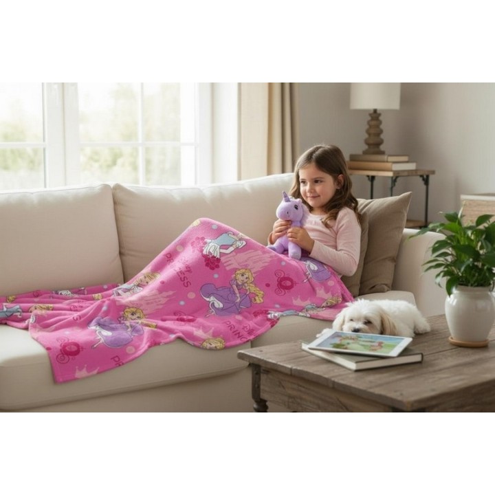 Plaid polaire  Princesse Disney