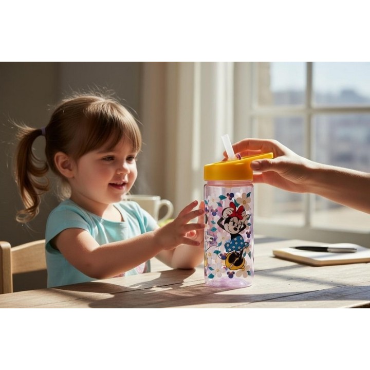 Bouteille d'eau carrée Minnie  510 ml