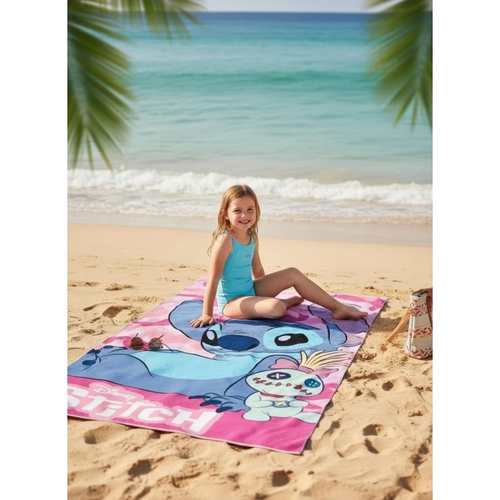 Drap de plage Stitch Disney